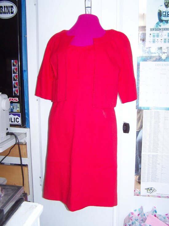 Adrianna Papell Dresses & Skirts - Adrianna Papell 2pc Sheath Dress & Short Jacket Set Sz 12